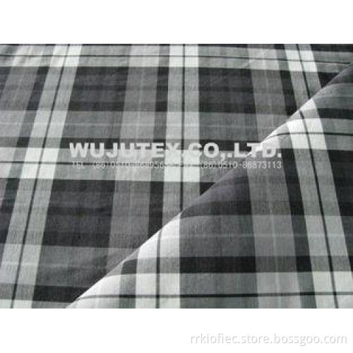 Competitive Price Stretch Plaid Cotton Nylon Fabric , Plain
